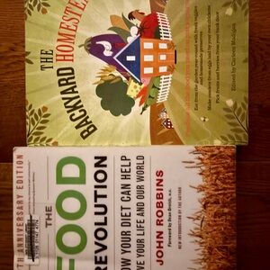 The Backyard Homestead and The Food Revolution Book Set
